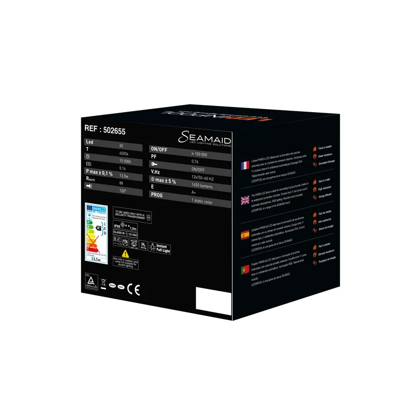 AMPOULE LED BLANCHE PAR56 13,5W ECOPROOF LEDINPOOL BY SEAMAID 5 AMPOULE LED BLANCHE PAR56 13,5W ECOPROOF LEDINPOOL BY SEAMAID – Image 3