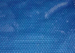 BACHE A BULLES PISCINE BOIS BROOKLYN BORDEE 4 COTES