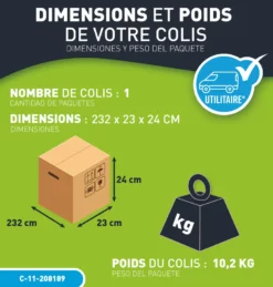 DOUCHE SOLAIRE ALU DROITE 40L + RINCE PIED -Piscine Boutique douche solaire alu droite 40l rince pied 2