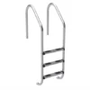ECHELLE INOX COURBE 3 MARCHES (+SABOTS) 2 ECHELLE INOX COURBE 3 MARCHES (+SABOTS) -Piscine Boutique echelle inox courbe 3 marches sabots