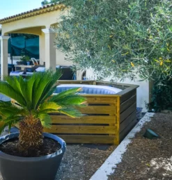 HABILLAGE BOIS POUR SPA -Piscine Boutique habillage bois pour spa 10