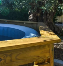 HABILLAGE BOIS POUR SPA -Piscine Boutique habillage bois pour spa 6