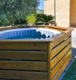 HABILLAGE BOIS POUR SPA -Piscine Boutique habillage bois pour spa 9