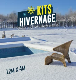 KIT HIVERNAGE PISCINE ENTERRE 12,00x4,00