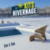 KIT HIVERNAGE PISCINE ENTERRE 5,00x5,00 -Piscine Boutique kit hivernage piscine enterre 5 00x5 00
