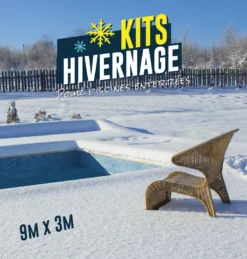 KIT HIVERNAGE PISCINE ENTERRE 9,00x3,00