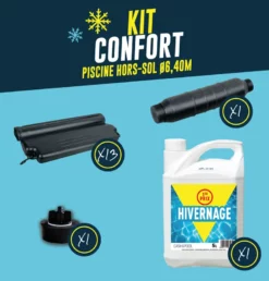 KIT HIVERNAGE PISCINE HORS SOL Ø6,40M -Piscine Boutique kit hivernage piscine hors sol 6 40m 2