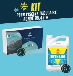 KIT HIVERNAGE PISCINE TUBULAIRE Ø 5.49M