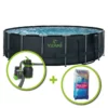 KIT PISCINE TUBULAIRE YZAKI 5,49x1,32m -Piscine Boutique kit piscine tubulaire yzaki 5 49x1 32m