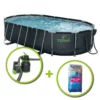 KIT PISCINE TUBULAIRE YZAKI 6.10x3.66x1.22m -Piscine Boutique kit piscine tubulaire yzaki 6 10x3 66x1 22m