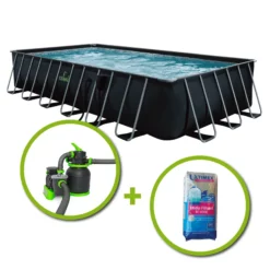 KIT PISCINE TUBULAIRE YZAKI 7.32mx3.66mx1.32m