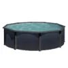 PISCINE ACIER 4,60 H 1,32 GRAPHITE -Piscine Boutique piscine acier 4 60 h 1 32 graphite