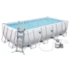 PISCINE BESTWAY POWER STEEL RECTANGULAIRE 5.49 X 2.74 H 1.22 -Piscine Boutique piscine bestway power steel rectangulaire 5 49 x 2 74 h 1 22