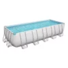 PISCINE BESTWAY POWER STEEL RECTANGULAIRE 6,40 X2,74 X1,32 + GROUPE DE FILTRATION -Piscine Boutique piscine bestway power steel rectangulaire 6 40 x2 74 x1 32 groupe de filtration
