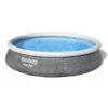 Bestway PISCINE FAST SET™ RONDE Ø3.96 X 84 CM MOTIF ROTIN GRIS -Piscine Boutique piscine fast set ronde 3 96 x 84 cm motif rotin gris