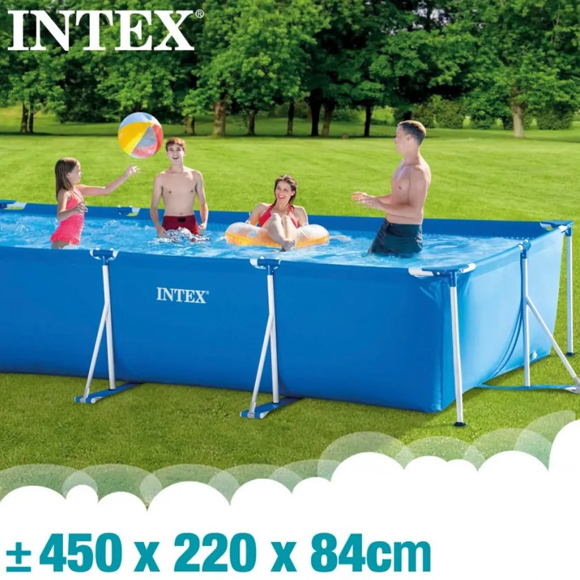 PISCINE INTEX METAL FRAME JUNIOR RECT. 4,50x2,20 H 0,84 5 PISCINE INTEX METAL FRAME JUNIOR RECT. 4,50x2,20 H 0,84 – Image 3