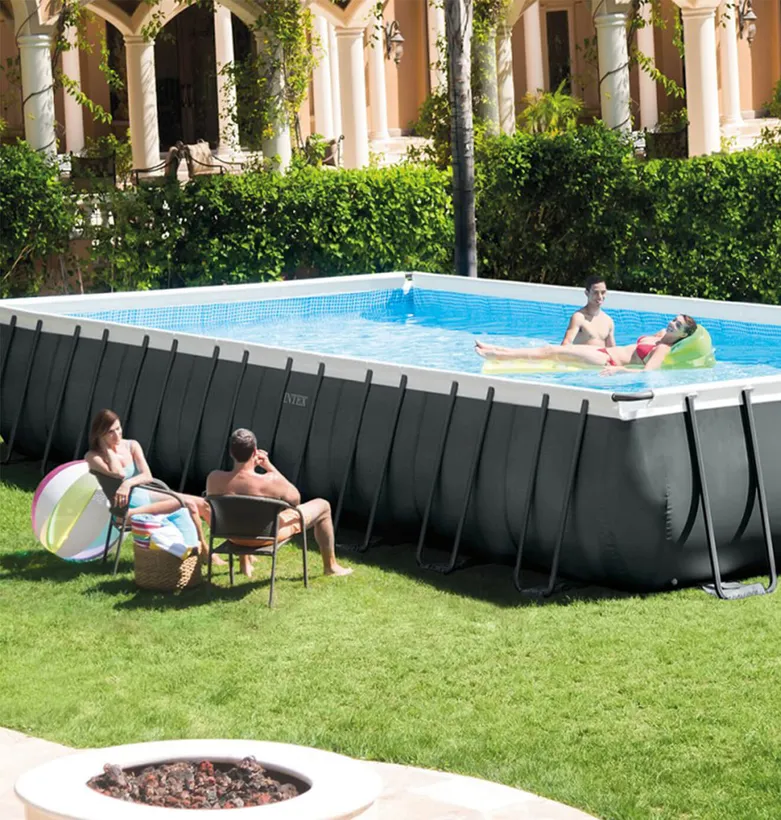 PISCINE INTEX ULTRA XTR RECTANGULAIRE 9,75x4,88 H 1,32 + FILTRE A SABLE 8M3/H 3 PISCINE INTEX ULTRA XTR RECTANGULAIRE 9,75x4,88 H 1,32 + FILTRE A SABLE 8M3/H