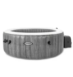 SPA GONFLABLE INTEX PURESPA BALTIK 4pl. GRIS -Piscine Boutique spa gonflable intex purespa baltik 4pl gris 4